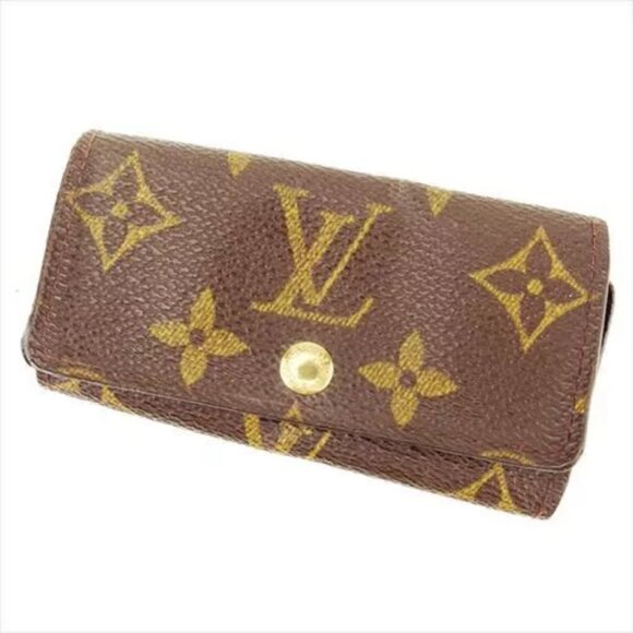 Louis Vuitton Key case Key holder Monogram Woman Authentic Used - Picture 1 of 6